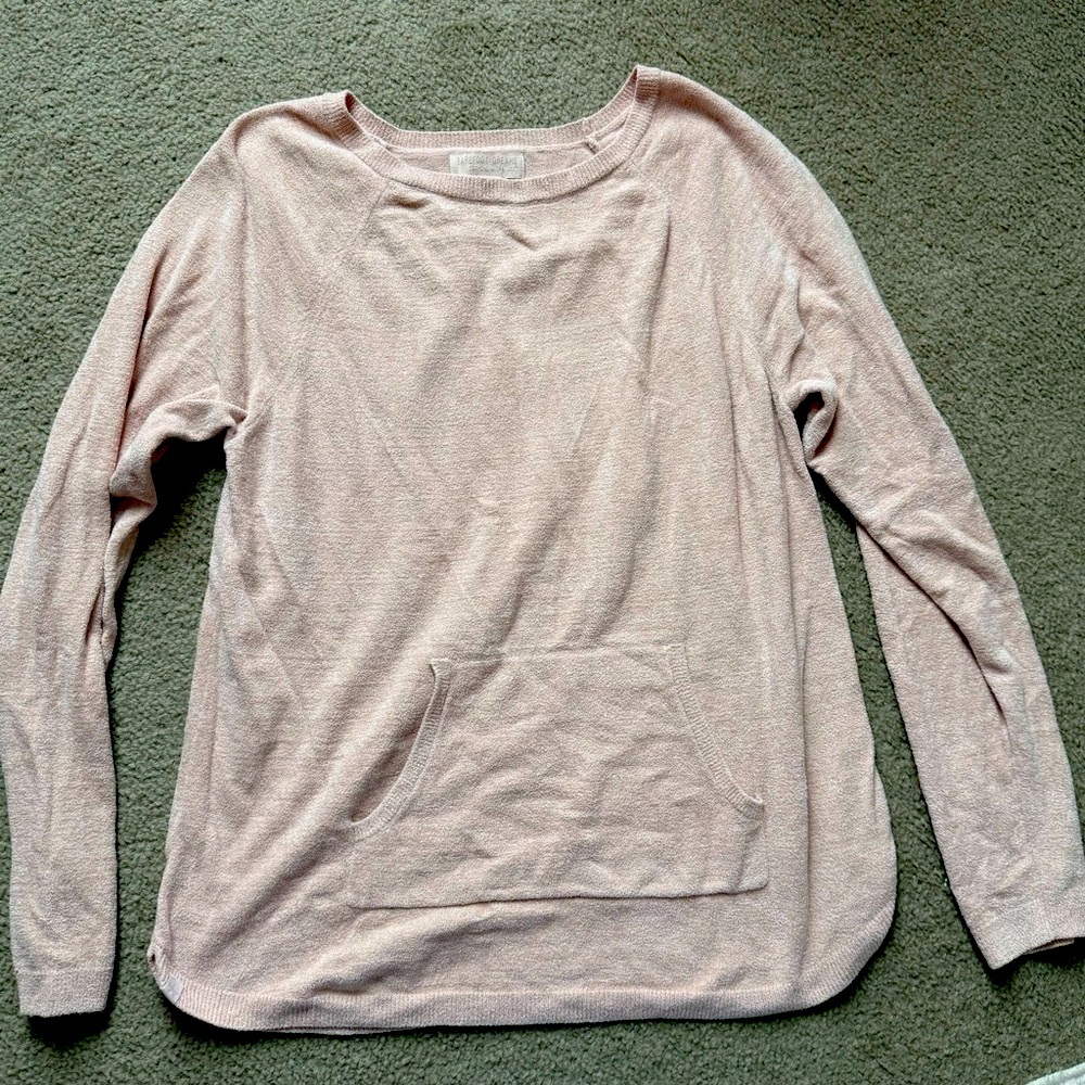 Light pink Barefoot Dreams sweater